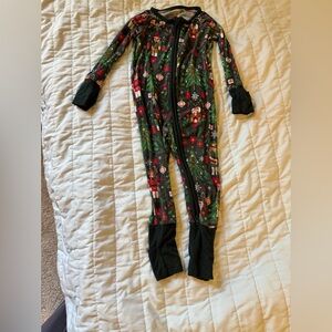 Little Sleepies Festive Black and Green Pajama Set